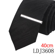 Load image into Gallery viewer, Tie Pin For Men Classic Meter Tie Clips Copper Tie Bar Quality Enamel Tie Collar Pin Crystal Business Corbata Necktie Clip